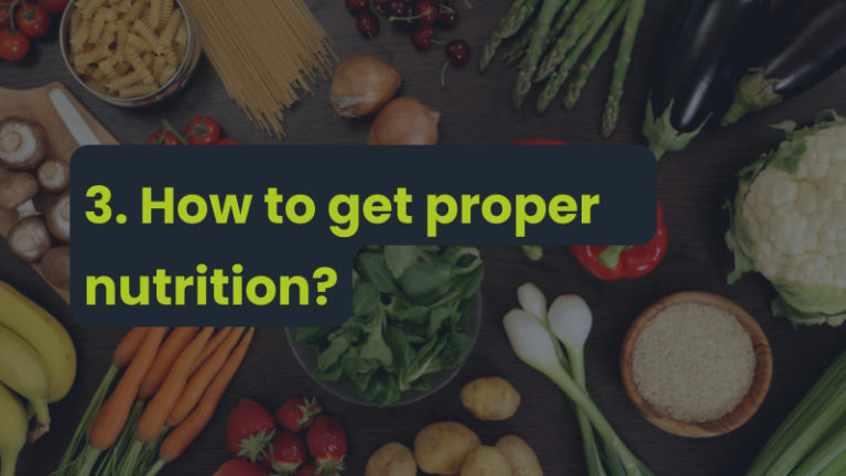 How to Get Proper Nutrition
