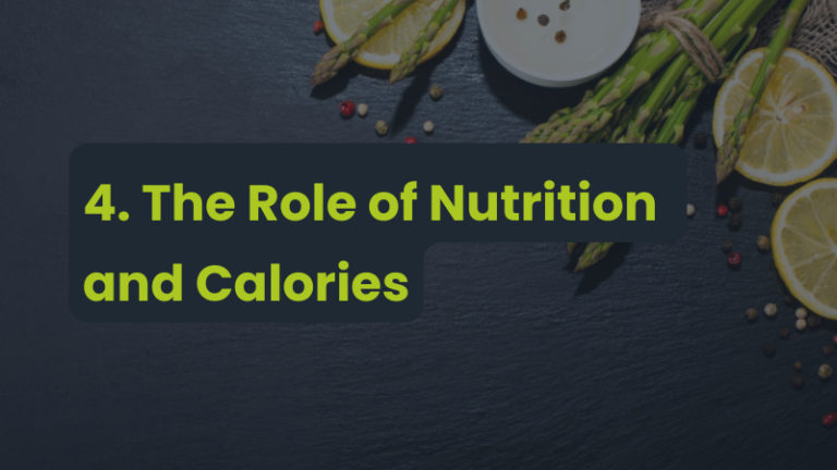The Role of Nutrition and Calories